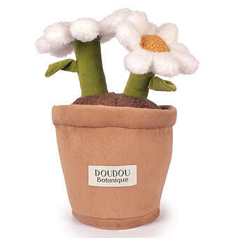 Peluche Fleur Marguerite - 25 cm