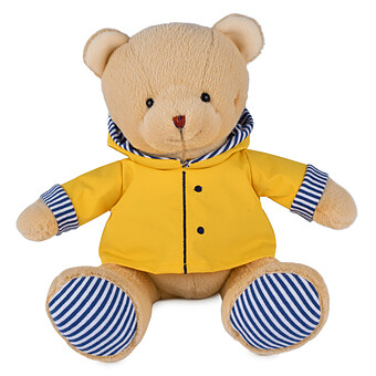 Peluche Ours Marin avec Ciré Jaune