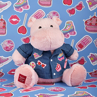 Hippo Pink Mallow - 38 cm 