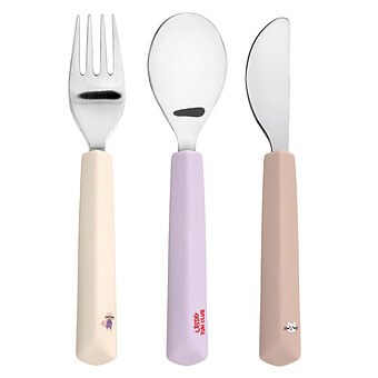 Lot de 3 Couverts Tiny Team - Chat 