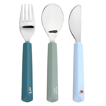 Lot de 3 Couverts Tiny Team - Chien