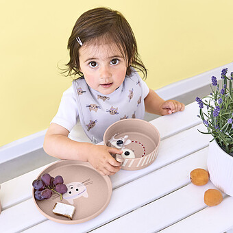 Coffret Repas 4 Pièces Tiny Team - Chat