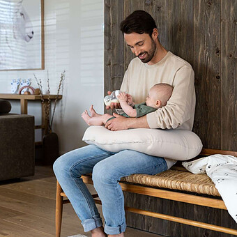 Coussin de Maternité Softy - Tetra Jersey Sand