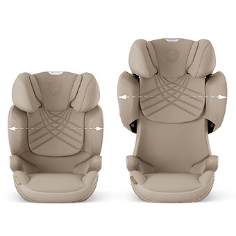 Siège Auto Solution T i-Fix Plus i-Size Groupe 2/3 - Cozy Beige