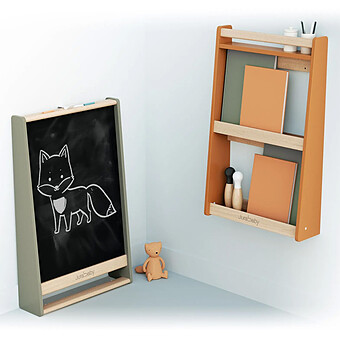 Table à Langer Murale Nami - Kaki et Brun Orangé