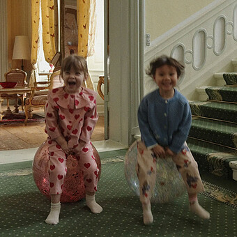 Ballon Sauteur Glitter - Cherry