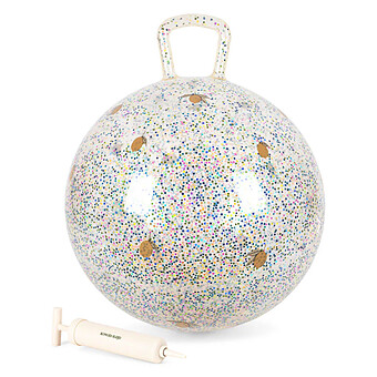 Ballon Sauteur Glitter - Lemon