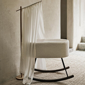 Voile pour Pied en Bois Off White  - 170 cm