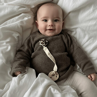 Attache Sucette Pebble - Sand