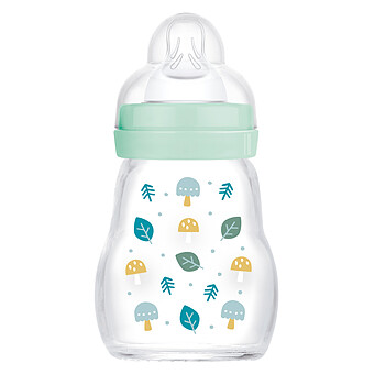 Biberon Verre Colors of Nature Bleu - 170 ml