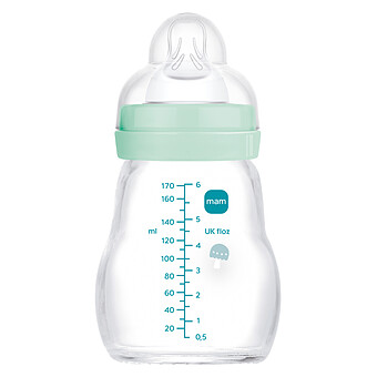 Biberon Verre Colors of Nature Bleu - 170 ml