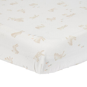 Drap Housse Newborn Naturals Baby Bunny - 60 x 120 cm