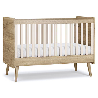 Lit Bébé Evolutif Vintage Fresh Crème - 70 x 140 cm