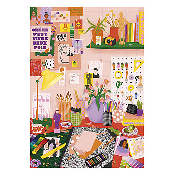 Puzzle 500 Pièces - Du Feutre Sur les Mains