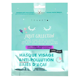 Masque Anti-pollution aux Extraits de Baies d'Açaï - 30 ml
