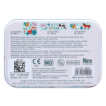 Boîte de Pansements - Children's Plasters in a Tin