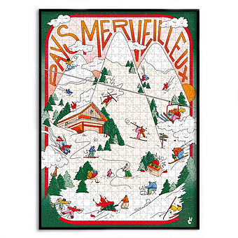 Puzzle 1000 Pièces - Planté de Bâton 