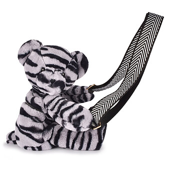 Sac Doudou Bandoulière - Ours Zébré