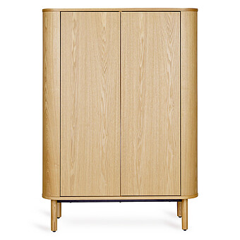 Armoire 2 Portes Plates Yume - Natural Ash