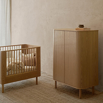 Armoire 2 Portes Plates Yume - Natural Ash