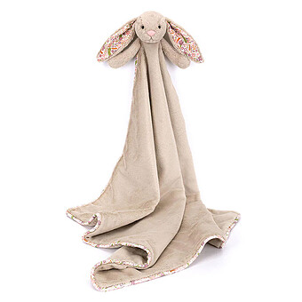 Blossom Beige Bunny Petal Blankie