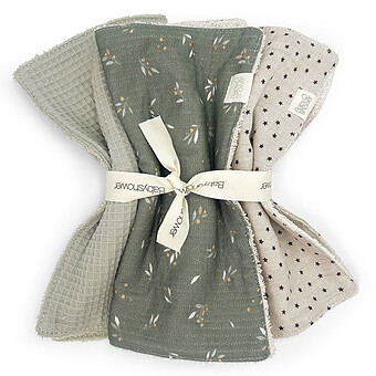 Lot de 3 Mini Langes - Misty Woods