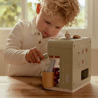 Machine à Café en Bois 