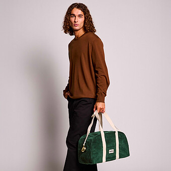 Sac à Langer Charlie - Velours Sapin