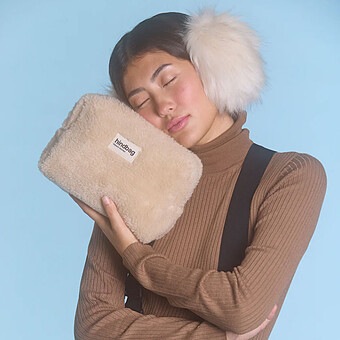 Trousse de Toilette Léon - Teddy Beige