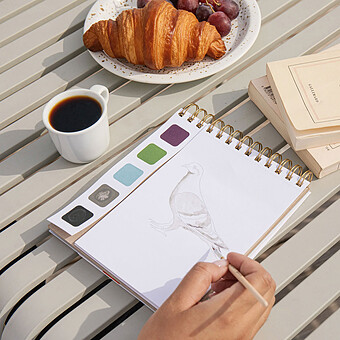 Travel Book Carnet Aquarelle - Spring in Paris