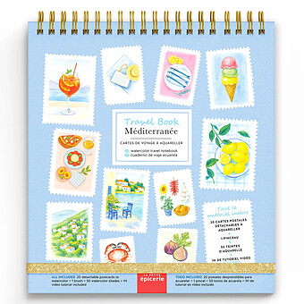 Travel Book Carnet Aquarelle - Méditerranée