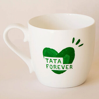 Mug Coeur Vert Sapin - Tata Forever