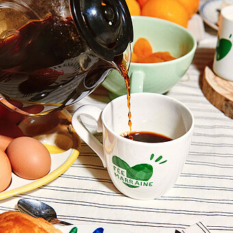 Mug Coeur Vert Sapin - Fée Marraine