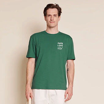 T-shirt Papa Love Club Spinach - S