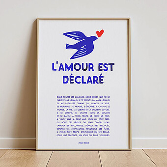 Affiche - L'Amour est Déclaré