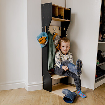 Porte-manteau - Noir