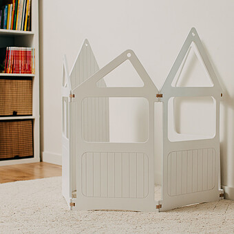 Maison en Zigzag - Blanc