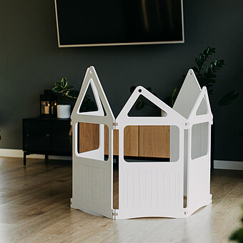 Maison en Zigzag - Blanc