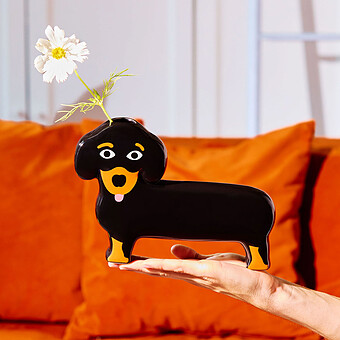 Vase Chien Saucisse