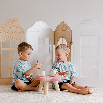 Ville en Zigzag - Gris