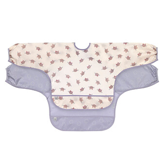 Lot de 2 Bavoirs à Manches Longues Tiny Team Chat - 6/24 Mois 