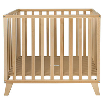 Parc Bébé Alix Réglable - Naturel