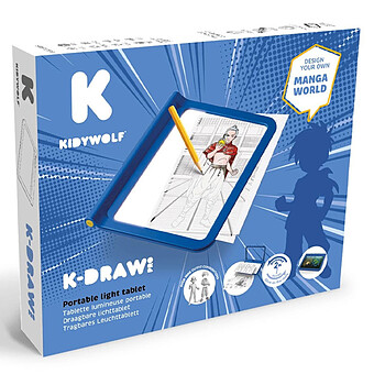 Tablette à Dessin Kidydraw-Pro - Bleu