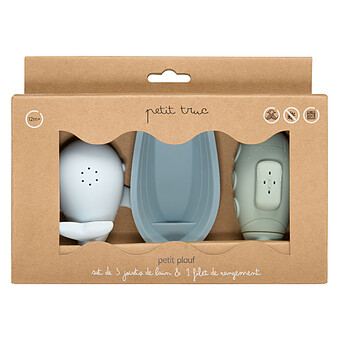 Lot de 3 Jouets de Bain Petit Plouf - Ocean
