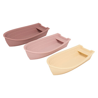 Lot de 3 Bateaux de Bain Petit Canot - Sand