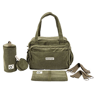 Sac à Langer Fluffy - Corduroy Kaki