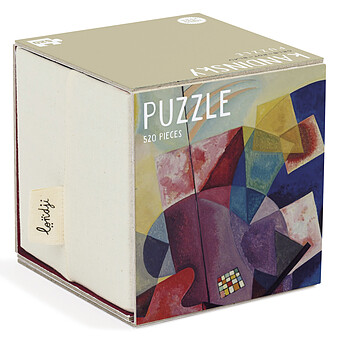 Puzzle Caixa Cub 520 Pièces - Kandinsky Jaune-Rouge-Bleu