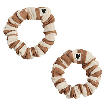 Lot de 2 Mini Chouchous - Grandes Rayures