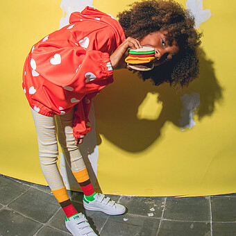 Chaussettes Enfant Cheeseburger - 28/35