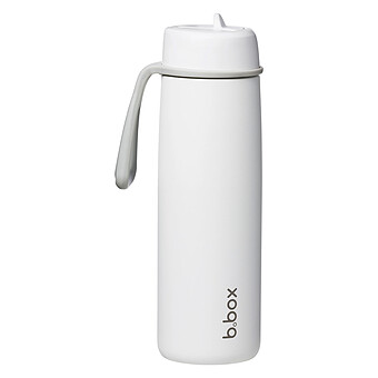 Gourde Isotherme avec Paille Flip Top White Out - 690 ml
